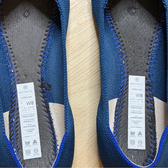 Rothy’s The Point Maritime Navy Ballet Flat - Picture 3 of 11